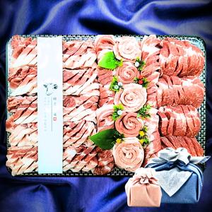 [하루정육] 추석 한돈선물세트 국내산 돼지고기 모듬구이 명절 단체 선물용 고기선물세트 [ 삼겹살 목살 항정살 ]