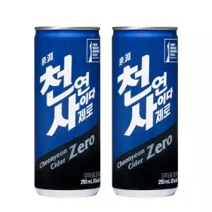 천연사이다 제로 250ml x 30캔