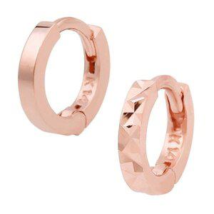 [미니아트]14K 금 귀찌 로즈골드 링 피어싱 2종 택1 / 귓바퀴 연골 귓볼 귀 피...