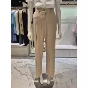 [올리브데올리브](김해점)핀턱 세미 와이드 밴딩 팬츠 OW5XL507