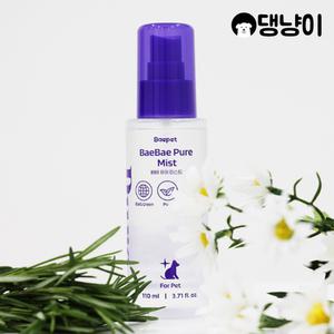 [댕냥이] 베이펫 베베 강아지 데일리 보습 피모관리 향균 퓨어미스트 110ml(유통기한 임박:2026.03.19)
