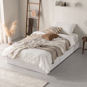 상일리베가구 모디 무헤드 3단 서랍 벙커 수납 침대프레임 SS