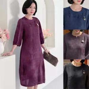 [엄마옷 로즈맘] 서윤항아리감물인견원피스