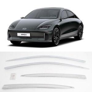 [HYILFNXH_56]익스테리어몰딩 크롬선바이져 아이오닉6