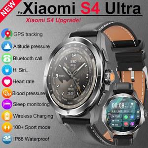 2025 Xiaomi S4 울트라 스마트 시계 GPS 스포츠 팔찌 소년 NFC 심박수 수면 AMOLED 화면 BT 통화 smartwatch에 대한 새로운 원본