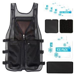 쿨링웨어 아이스조끼 L XL 사이즈 야외공사장 레져 냉 쿨 망사 에어컨조끼