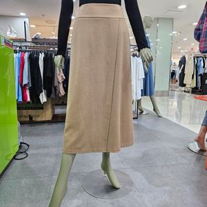 시슬리/애플아울렛/앞슬릿 H라인 스커트/SASKC4361