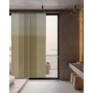 GoDear 디자인 조절 가능한 창문용 수직 블라인드, 슬라이딩 옷장 도어용 패널 트랙 45.8인치에서 86인치까지 확장 트랙, 최대 96인치까지 트리밍 커튼,