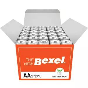 벡셀 더뉴 알카라인 AA건전지 20개입