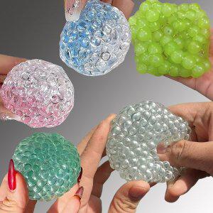 재미있는 구슬 볼 큐브 말랑이 공 주물럭 스퀴시 모찌 개구리알 젤리볼 스트레스해소 피젯토이