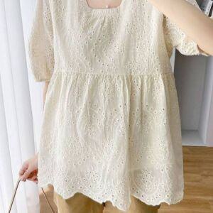 리마미 아일렛무드 세트 임산부 레이스 임부복 블라우스 셔츠 반바지 마실룩 데이트룩 태교여행