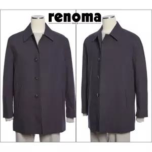 [롯데백화점]레노마 F/W 봄/가을 다계절 기장감좋은 트렌치 하프코트 네이비컬러 RQIMBH02A EK3653