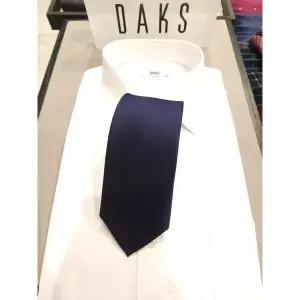[닥스](센텀시티점)2025 FW 솔리드 네이비컬러 슬림넥타이 (DLF1ACF1278N1)