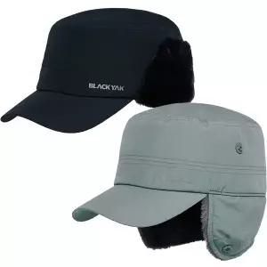 [블랙야크](광주신세계)24년 겨울신상 남성/여성 공용모자 일체형 귀다리 FUR공군모 2BYHTF4913