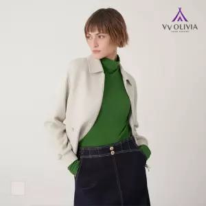 [비비올리비아] 블루종 점퍼형 자켓_VVCFU3F8261