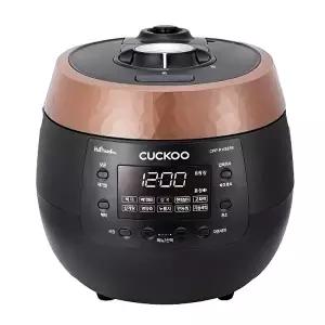 [쿠쿠]10인용 블랙스톤 압력밥솥 CRP-R1055FB + 냄비, 찜기, 이중패킹