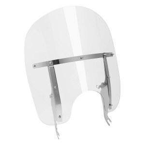 할리 헤리티지 소프트테일 클래식 FLS FLST FLSTC FLSTF FLSTFB 및 보조 조명이 장착된 FLSTFBS 모델에 맞는 투명 윈드스크린 윈드쉴드 2000-2017