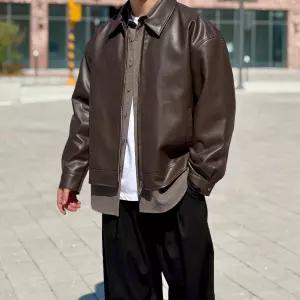 남자 가죽자켓 간절기 레더재킷 라이더 아우터 가을