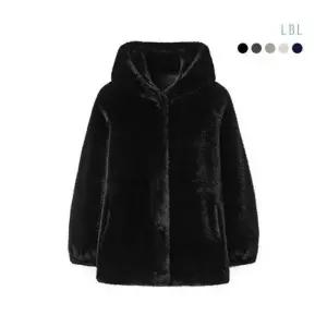 LBL NEW에센셜 FAUX밍크 후드 하프자켓 936980