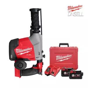 밀워키 M18 FHAFOH16-502C 충전 오버헤드 로터리 함마드릴 SDS-PLUS 전동공구 +드릴비트(랜덤)