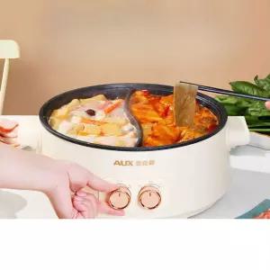 전기 반반냄비 캠핑 전골 샤브샤브 이중 더블 쿠커 더블쿠커(5L)