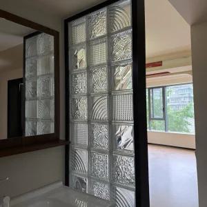 파벽돌 유리벽돌 가벽 벽돌 건축 실내인테리어 불투명 타일 반투명