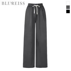 [블루레이스] 벨벳 골덴 와이드 밴딩 팬츠_B5F1PT7091