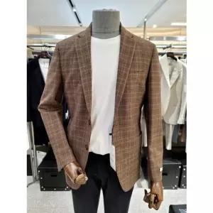 [갤러리아] 본 브라운 오렌지 데코 슬림핏 블레이져 BN1FEA209