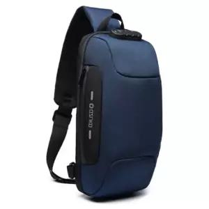 남성 데일리 패션 여행 슬링백 USB 포트 가방 네이비 남자미니크로스백 남자크로스백 남자슬링백