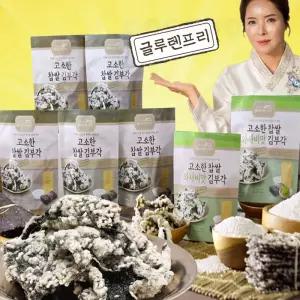 오미선 장인 남원 전통 김부각 고소한 찹쌀 김부각 와사비맛 간식 반찬 안주 국내산