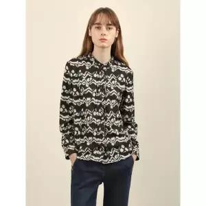 갤러리아 올리비아로렌 프릴 넥 블라우스 VOCNL4W9121