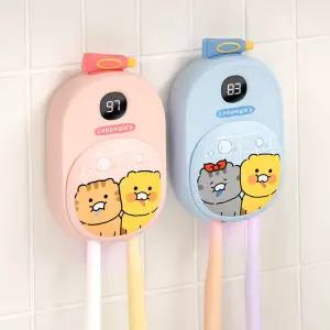 카카오프렌즈 춘식이 짝꿍 듀얼 칫솔 살균 건조기 2구 휴대용 가정용 살균기