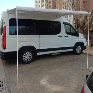 캠핑카 어닝 전자동 간편 카라반 그늘막 타프 퍼골라 캐노피 팝업