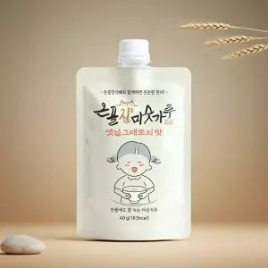 온골진 미숫가루 40g x 5개입 국산 곡물 10가지로 만든 선식 식사대용