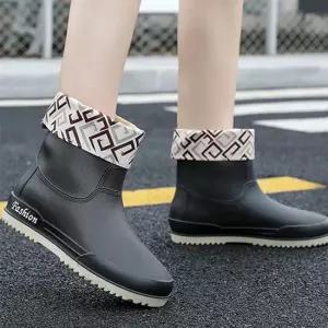 털부츠 가을 발목구두 부티 봄신상 통굽 봄 롱구두