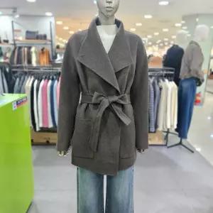 시슬리/애플아울렛/캐시미어 벨티드 하프 코트 SACTC5561