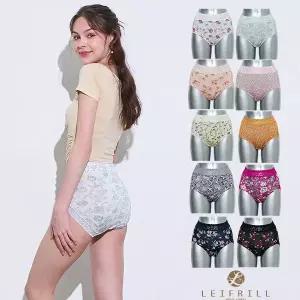 [레이프릴]TV홈쇼핑 히트상품 플라워 가든 인견 팬티 10종_P350967455