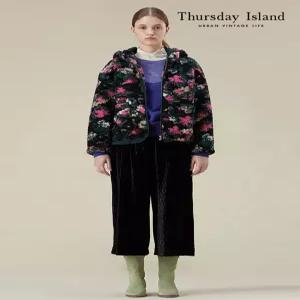 [써스데이아일랜드][Thursday Island] 패턴 플리스 집업 점퍼(T238MLT234W)