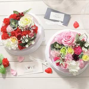 카네이션 어버이날용돈박스 반전케이크 플라워용돈박스 원형케익 용돈상자 어버이날 비누꽃