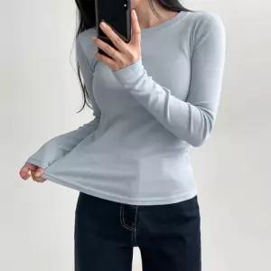 [에이와비] #AWABMADE:_엘라운드슬림티셔츠 -6color