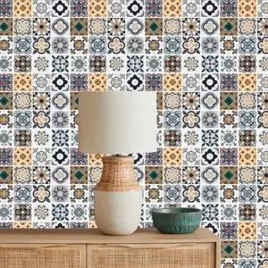 북유럽풍 방수방습 고급타일 싹뜯고 붙이는데 5초 DIY 타일 3D 입체 벽 스티커 타일 주방벽 오염방지타일