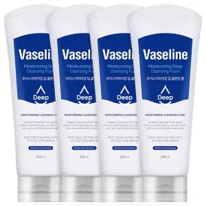 바세린 폼클렌징 대용량 220ml 4개 남자 여자 클렌징폼
