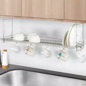H-씽크선반800 싱크대수납 그릇정리 컵걸이 상부 언더 싱크대정리대
