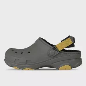 [크록스] 샌들 올터레인 라인드 클로그 겨울 방한 털슬리퍼 207936-3J5