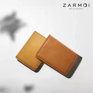 잘모이 천연 소가죽 남여공용 카드지갑 수제 소가죽지갑 남자 여자 카드 홀더 명함케이스