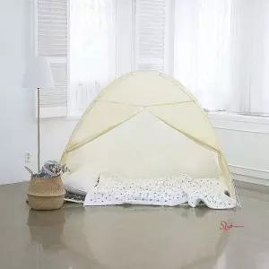 난방텐트 실내 보온 침대 방한 원터치식 침대용 거실 실내용 따시방 방풍 모음fgh619