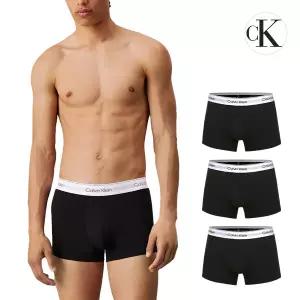 캘빈클라인 CK 언더웨어 아이콘 코튼 스트레치 남자 드로즈 속옷 3팩 세트 NB4392-UB1