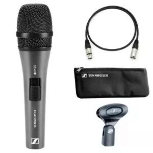Sennheiser 다이나믹 보컬 핸드마이크 e845-s + 국산 양캐논 케이블 5m