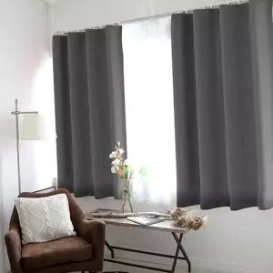 민무늬 아이 방 암막 커튼 핀형 암막 커튼 사계절 암막커튼