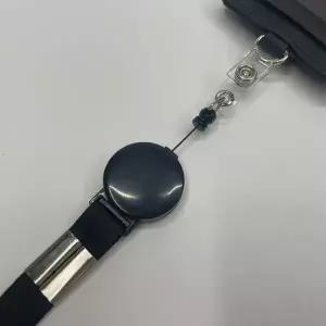 카드지갑 사원증 릴홀더 목걸이 케이스 블랙